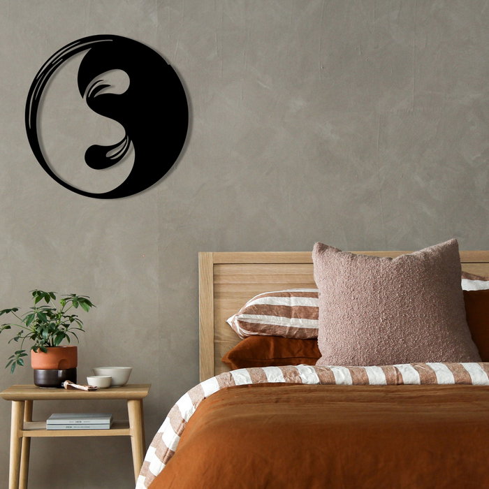 Wallity Boni Accesorio de pared decorativo de metal Negro